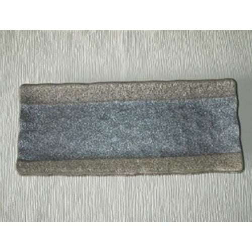 塗分け黒真珠亀甲サンマ皿