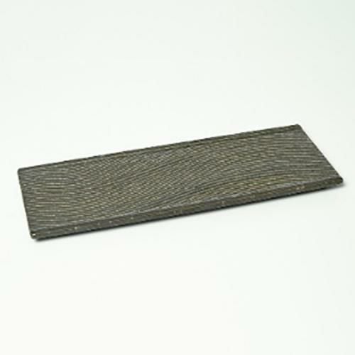 月夜空 30cm彫刻長皿