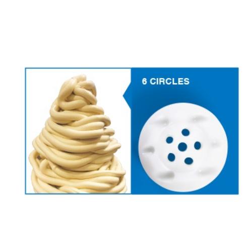 【FMI】ソフトクリームマシン オプションノズルキット 6 CIRCLES【小物送料】