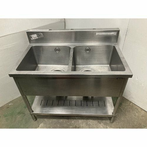 ⭐︎中古品　タニコー　2槽シンク　1000×600×940 u-club_ee2214-h-250128-e