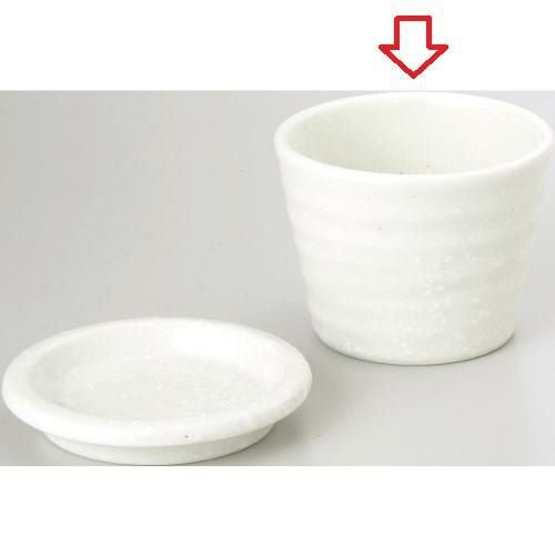 そば千代口 有明 そばチョコ粉引10個入/業務用食器