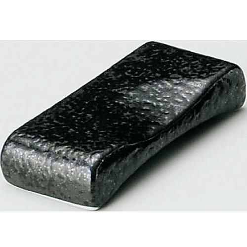 箸置 有明 箸置箱型黒耀10個入