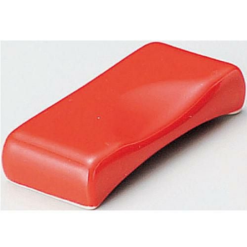 箸置 有明 箸置箱型赤10個入