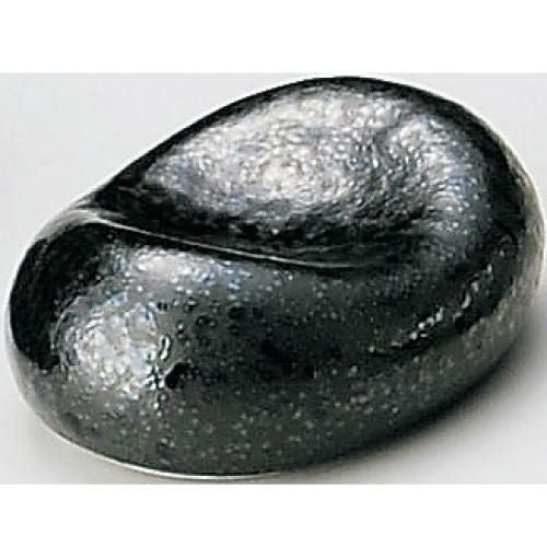 箸置 有明 箸置丸型黒耀10個入/業務用食器