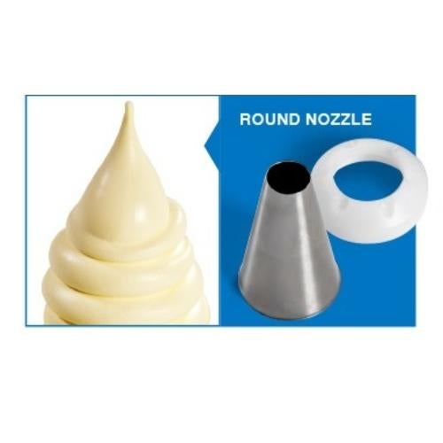 【FMI】ソフトクリームマシン オプションノズルキット ROUND NOZZLE【小物送料】