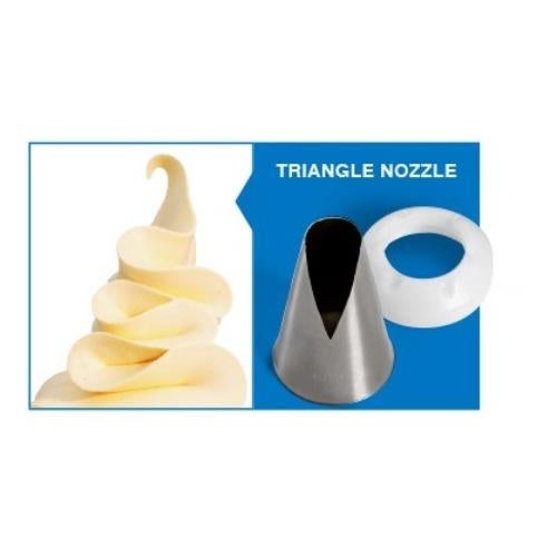 【/】【FMI】ソフトクリームマシン オプションノズルキット TRAIANGLE NOZZLE【小物送料】