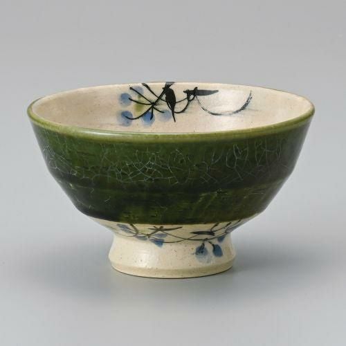 織部草花飯碗 φ11.9×6.5cm 346-059