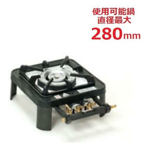 TS-701 【タチバナ】一連コンロ 鋳物コンロ 幅280×奥行390×高さ150(mm)