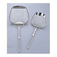 ステンレス プレス式 角型 カス揚 大 細目