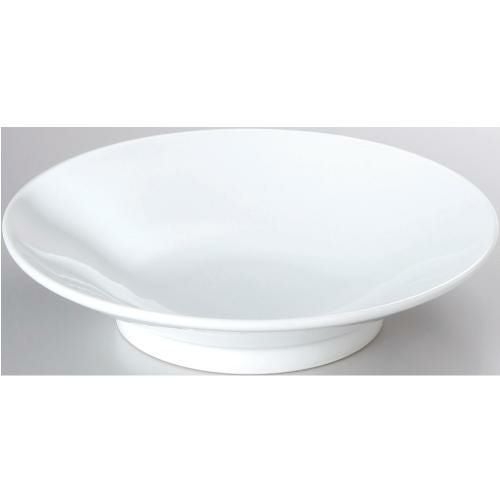白中華 高台21cm深皿 10枚入