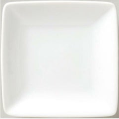 水明 白13cm正角皿