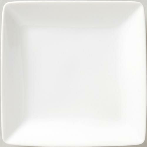 角皿 水明 白 21cm正角皿10枚入