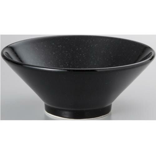 黒中華 切立高台20cm丼 黒御影 10個入