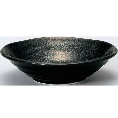 丸皿 鳴門 4.5深皿黒耀10枚入/業務用/新品/小物送料対象商品 | 取皿(4