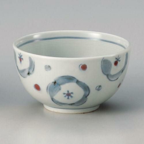 辰砂梅5.0ボール φ15.5×8.6cm 326-159