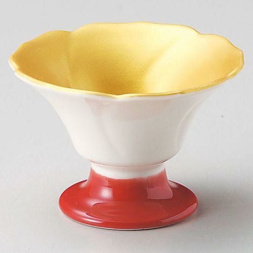 内金花型赤高台珍味 φ7.6×5.1cm 081-039