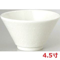 有明 切立深口4.5丼粉引
