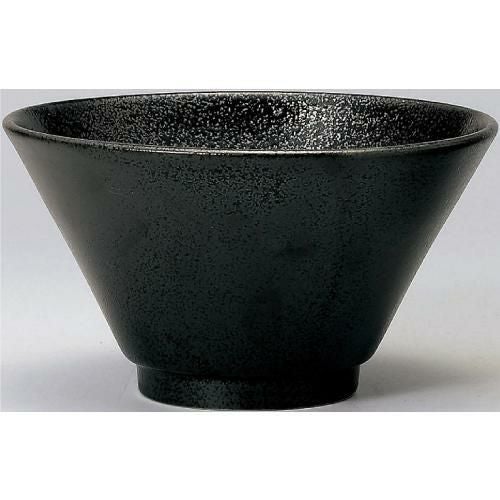 有明 切立深口6.3丼黒耀10個入