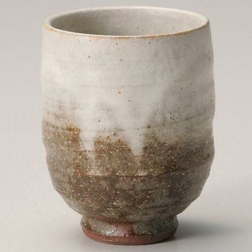 灰釉粉引湯呑(大) φ7.5×9.3cm(220cc) 359-109