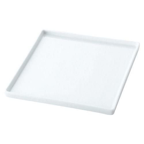 TUBEWHITE21cmスクウェアプレート 21×21×2cm 532-359