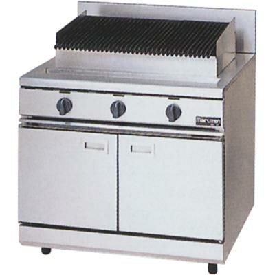 【マルゼン】チャーブロイラー ヒートロック仕様 RCB-097幅900×奥行750×高さ800 バック高さ 200