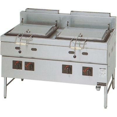 【マルゼン】ガス餃子焼器本格派シリーズ MGZS-137WB 幅1300×奥行730×高800(mm)