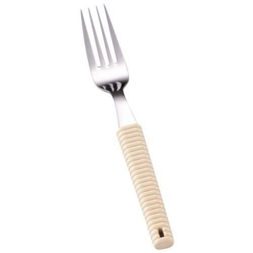 18-8 味道楽 デザートフォーク アイボリー