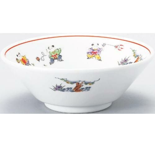 【丼 色絵唐子 切立6.5丼 10個入 】【業務用】 【グループB】【プロ用】