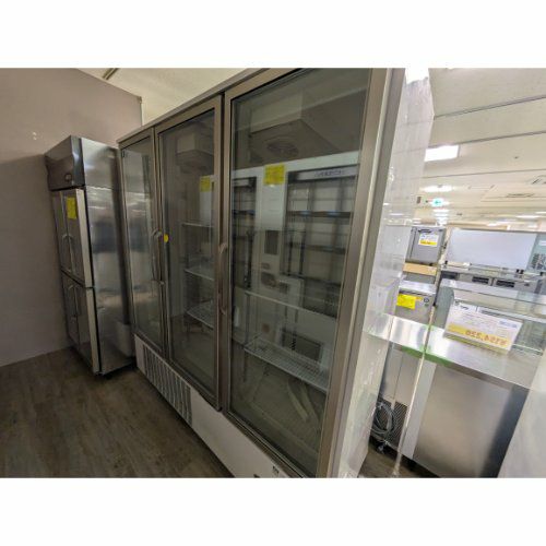 業務用ショーケース　冷蔵庫　サンヨー　中古　三相200V W135cm 253L サンヨー 冷凍ショーケース SCR-135G 100V 冷凍ストッカー