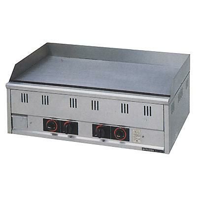 【マルゼン】ガスグリドル サーモスタット付 MGG-096TB 幅900×奥行600×高さ300(mm)