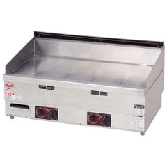 【マルゼン】ガスグリドル サーモスタット付 MGG-096TB 幅900×奥行600×高さ300mm