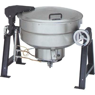 【マルゼン】ガス回転釜 55L 鋳鉄製 釜底排水付 MKGS-TH055 幅1255×奥行862×高さ780mm【送料別途見積】