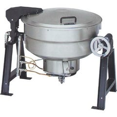 【マルゼン】ガス回転釜 55L アルミ製　MKGS-AH055 幅1255×奥行862×高さ780mm【送料別途見積】