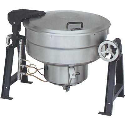 【マルゼン】ガス回転釜 80L クラッド製　MKGS-CH080 幅1310×奥行917×高さ780mm【送料別途見積】