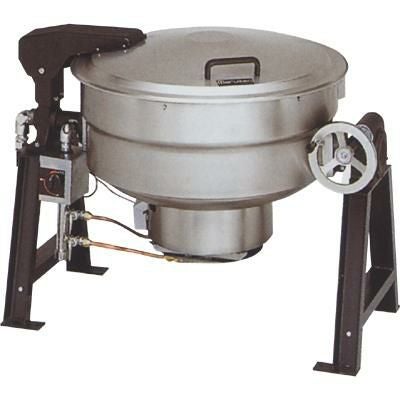 【マルゼン】ガス回転釜 55L ステンレス製 自動点火式 MKGD-S055 幅1255×奥行862×高さ780mm【送料別途見積】