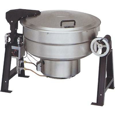 【マルゼン】ガス回転釜 80L クラッド製 自動点火式 MKGD-C080 幅1310×奥行917×高さ780mm【送料別途見積】
