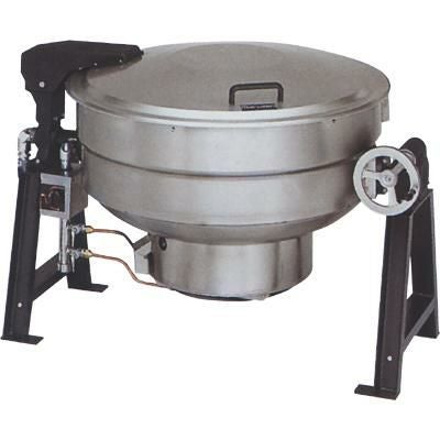 【マルゼン】ガス回転釜 150L 鋳鉄製 自動点火式 MKGD-T150 幅1435×奥行1042×高さ820mm【送料別途見積】