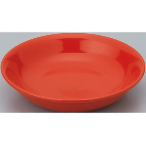 紅中華 14cm深皿赤10枚入