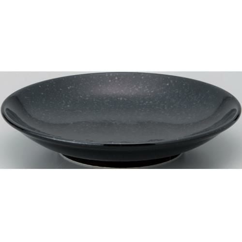 黒中華 24.5cm深皿黒御影 10枚入