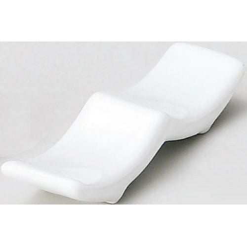 箸置 箸置き 波2型白 20個入