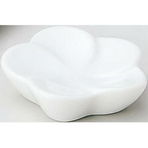 箸置き 花飾一輪白 白