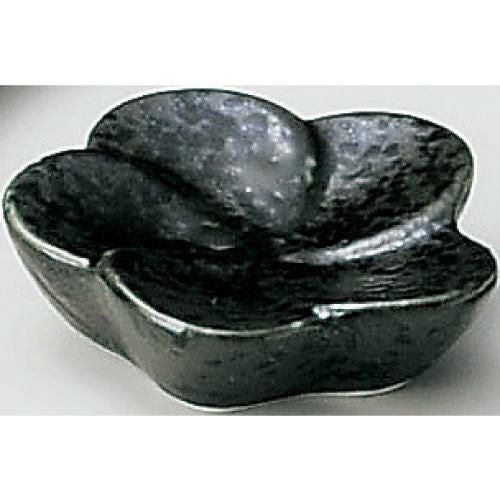 箸置 箸置き 花飾一輪黒耀 10個入