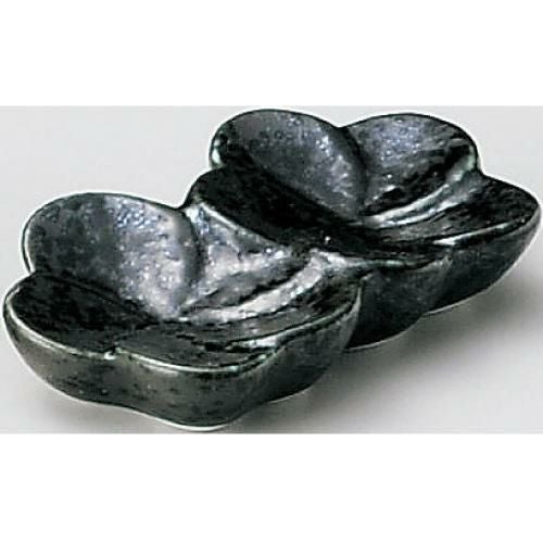 箸置 箸置き 花飾二輪黒耀 10個入