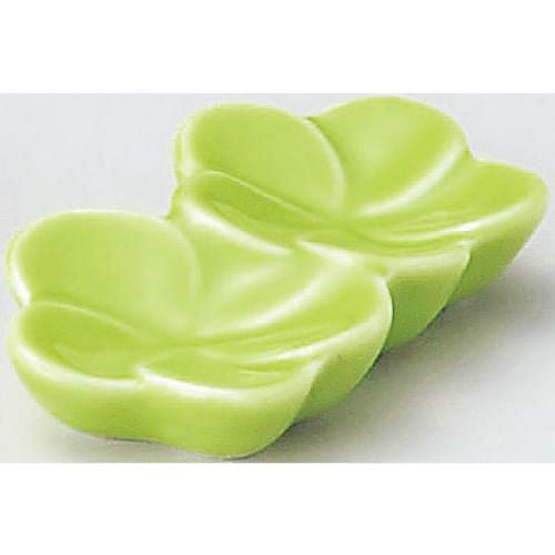 箸置 箸置き 花飾二輪緑 10個入