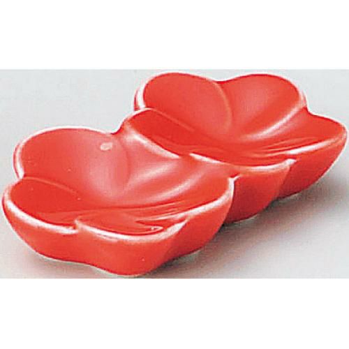 箸置 箸置き 花飾二輪赤 10個入