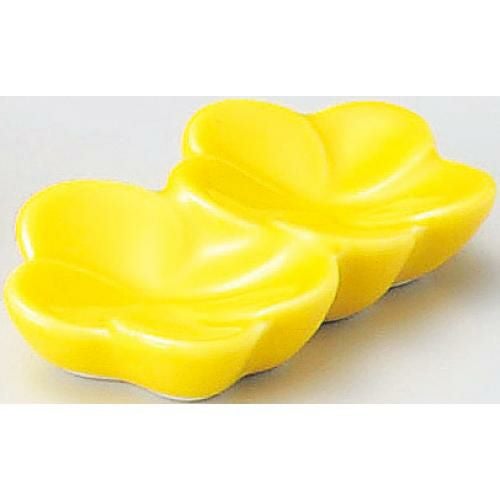 箸置 箸置き 花飾二輪黄 10個入