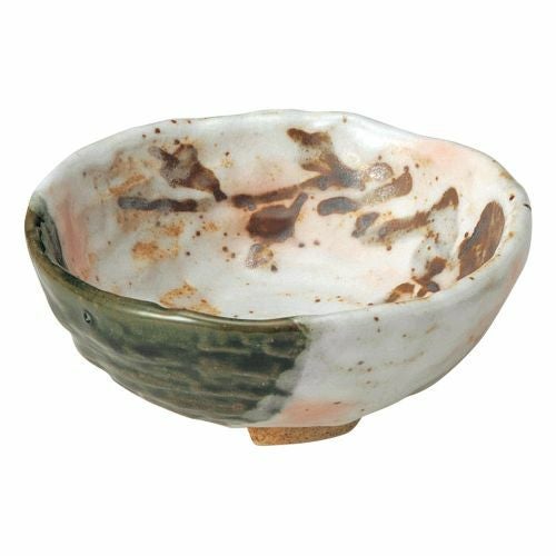 白タタキサビ木ロクロ目小鉢 φ13×5.5cm 064-299