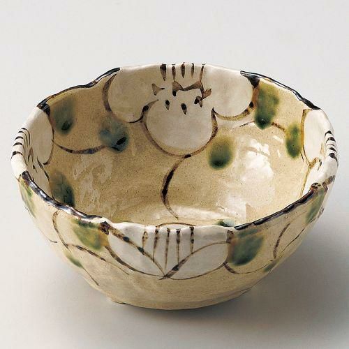 格子花三ツ足5.0鉢 φ15.3×7cm 040-149