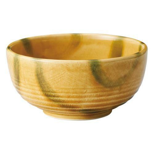 黄交趾6.0丼 φ18.2×8.8cm 434-139