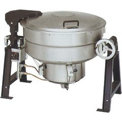 【マルゼン】ガス回転釜 80L ステンレス製 自動点火式 釜底排水付 MKGD-SH080 幅1310×奥行917×高さ780mm【送料別途見積】